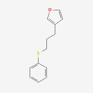 3-[3-(Phenylsulfanyl)propyl]furan