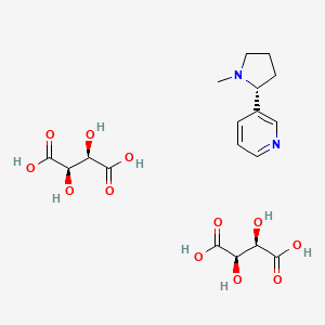 (R)-3-(1-Methylpyrrolidin-2-yl)pyridine bis((2R,3R)-2,3-dihydroxysuccinate)