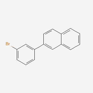 molecular formula C16H11B B1290009 2-(3-溴苯基)萘 CAS No. 667940-23-0