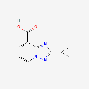 2-Cyclopropyl-[1,2,4]triazolo[1,5-a]pyridine-8-carboxylic acid