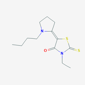 5-(1-Butylpyrrolidin-2-ylidene)-3-ethyl-2-thioxothiazolidin-4-one