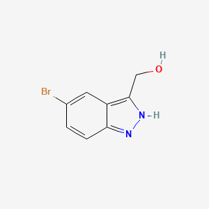 molecular formula C8H7BrN2O B1290020 (5-bromo-1H-indazol-3-yl)-methanol CAS No. 705264-93-3