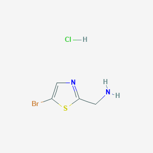 molecular formula C4H6BrClN2S B1290022 (5-溴噻唑-2-基)甲胺盐酸盐 CAS No. 1414958-88-5