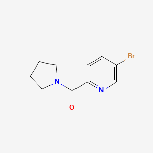 molecular formula C10H11BrN2O B1290024 (5-溴吡啶-2-基)(吡咯烷-1-基)甲酮 CAS No. 742085-70-7