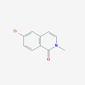 molecular formula C10H8BrNO B1290046 6-Bromo-2-methylisoquinolin-1(2H)-one CAS No. 864866-92-2