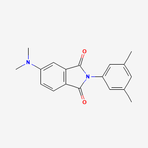 1H-Isoindole-1,3(2H)-dione, 5-(dimethylamino)-2-(3,5-dimethylphenyl)-