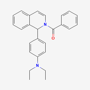 (1-(4-(Diethylamino)phenyl)isoquinolin-2(1H)-yl)(phenyl)methanone