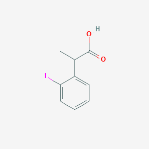 molecular formula C9H9IO2 B1290053 2-(2-Iodophenyl)propanoic acid 