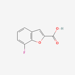 molecular formula C9H5FO3 B1290069 7-Fluorobenzofuran-2-carboxylic acid CAS No. 385808-59-3