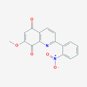 7-Methoxy-2-(2-nitrophenyl)quinoline-5,8-dione