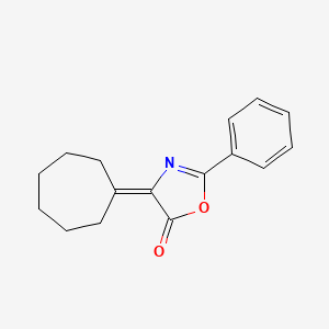 4-Cycloheptylidene-2-phenyl-1,3-oxazol-5(4H)-one