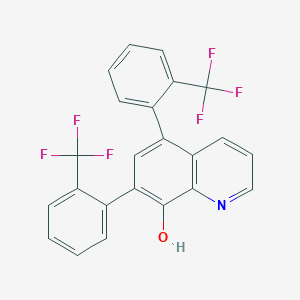 5,7-Bis(2-(trifluoromethyl)phenyl)quinolin-8-ol