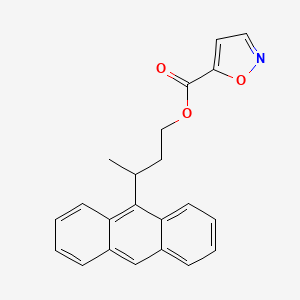 3-(Anthracen-9-yl)butyl isoxazole-5-carboxylate