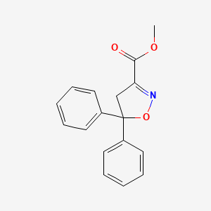 Methyl 5,5-diphenyl-4,5-dihydro-1,2-oxazole-3-carboxylate