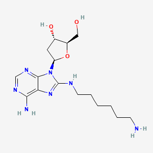 8-[(6-Aminohexyl)amino]-2'-deoxyadenosine