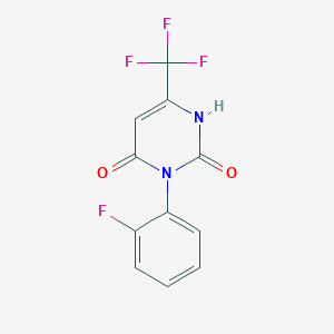 3-(2-Fluorophenyl)-6-(trifluoromethyl)pyrimidine-2,4(1H,3H)-dione