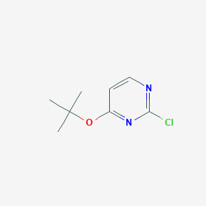 molecular formula C8H11ClN2O B1290081 4-(tert-Butoxy)-2-chloropyrimidine CAS No. 614729-28-1