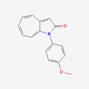 1-(4-Methoxyphenyl)cyclohepta[b]pyrrol-2(1H)-one