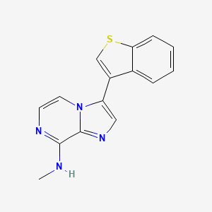 3-(1-Benzothiophen-3-yl)-N-methylimidazo[1,2-a]pyrazin-8-amine