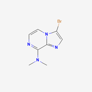 3-Bromo-N,N-dimethylimidazo[1,2-a]pyrazin-8-amine