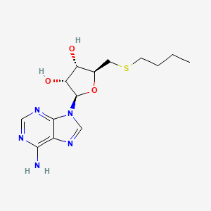 molecular formula C14H21N5O3S B12900868 5'-S-Butyl-5'-thioadenosine CAS No. 38716-39-1