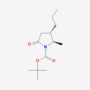 (2R,3S)-tert-Butyl 2-methyl-5-oxo-3-propylpyrrolidine-1-carboxylate