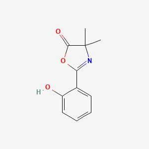 4,4-Dimethyl-2-(6-oxocyclohexa-2,4-dien-1-ylidene)-1,3-oxazolidin-5-one