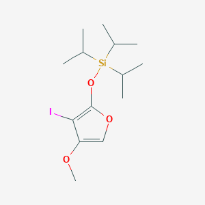 ((3-Iodo-4-methoxyfuran-2-yl)oxy)triisopropylsilane