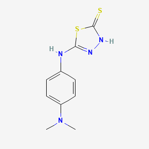 5-[4-(Dimethylamino)anilino]-1,3,4-thiadiazole-2(3H)-thione