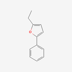 molecular formula C12H12O B12900982 2-Ethyl-5-phenylfuran CAS No. 57044-49-2