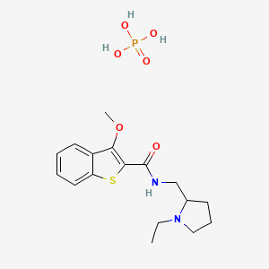 N-((1-Ethylpyrrolidin-2-yl)methyl)-3-methoxybenzo[b]thiophene-2-carboxamide phosphate