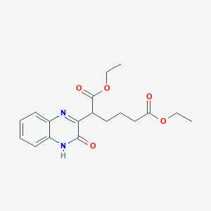 Diethyl 2-(3-oxo-3,4-dihydroquinoxalin-2-yl)hexanedioate