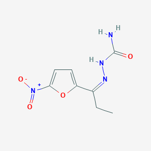 2-(1-(5-Nitrofuran-2-yl)propylidene)hydrazinecarboxamide