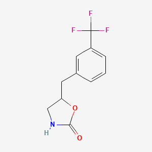 5-((3-(Trifluoromethyl)phenyl)methyl)-2-oxazolidinone