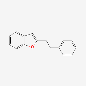 molecular formula C16H14O B12901055 2-Phenethylbenzofuran CAS No. 40485-03-8