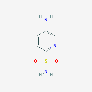 molecular formula C5H7N3O2S B1290108 5-Aminopyridine-2-sulfonamide CAS No. 64356-57-6