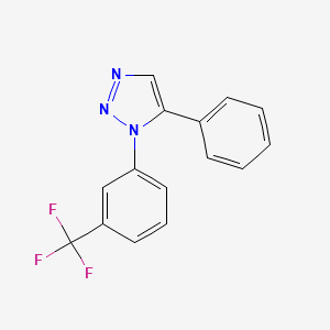 5-Phenyl-1-(3-(trifluoromethyl)phenyl)-1H-1,2,3-triazole