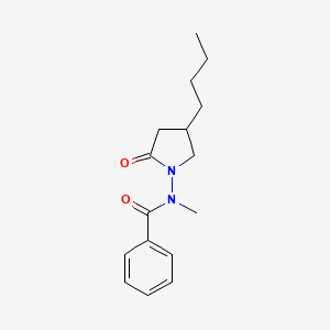 N-(4-Butyl-2-oxopyrrolidin-1-yl)-N-methylbenzamide