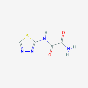 molecular formula C4H4N4O2S B12901101 n1-(1,3,4-Thiadiazol-2-yl)oxalamide CAS No. 92512-77-1