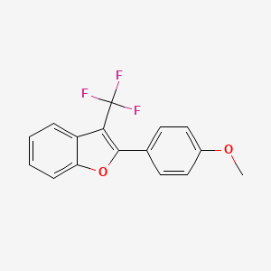 2-(4-Methoxyphenyl)-3-(trifluoromethyl)benzofuran