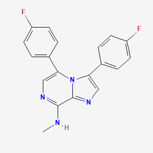 3,5-Bis(4-fluorophenyl)-N-methylimidazo[1,2-a]pyrazin-8-amine