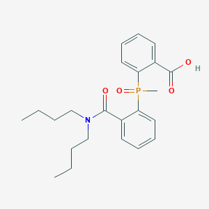 2-((2-(Dibutylcarbamoyl)phenyl)(methyl)phosphoryl)benzoic acid