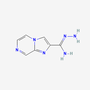 N'-aminoimidazo[1,2-a]pyrazine-2-carboximidamide