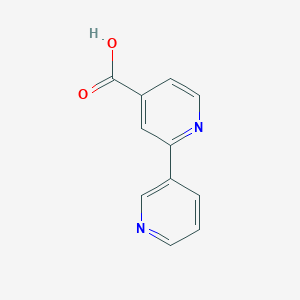 molecular formula C11H8N2O2 B1290118 [2,3'-Bipyridine]-4-carboxylic acid CAS No. 1214384-41-4