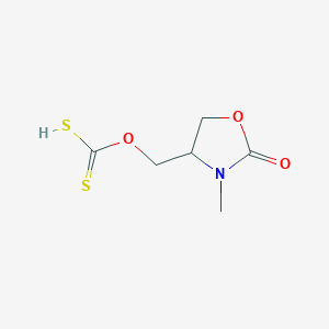 O-((3-Methyl-2-oxooxazolidin-4-yl)methyl) S-hydrogen carbonodithioate