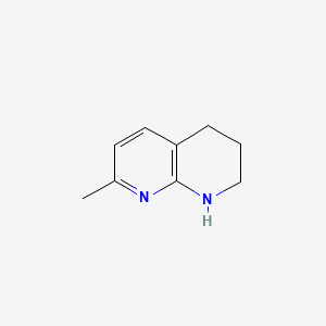 molecular formula C9H12N2 B1290121 7-Methyl-1,2,3,4-tetrahydro-1,8-naphthyridine CAS No. 274676-47-0