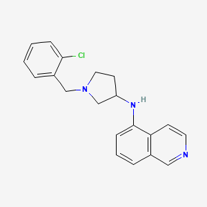 N-(1-(2-chlorobenzyl)pyrrolidin-3-yl)isoquinolin-5-amine