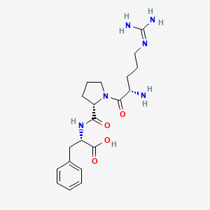 molecular formula C20H30N6O4 B12901257 Arg-Pro-Phe CAS No. 16874-80-9