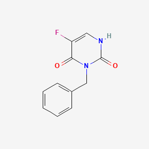 molecular formula C11H9FN2O2 B12901295 3-Benzyl-5-fluoropyrimidine-2,4(1H,3H)-dione CAS No. 77384-89-5