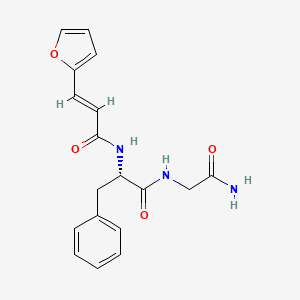 (S)-N-(1-((2-Amino-2-oxoethyl)amino)-1-oxo-3-phenylpropan-2-yl)-3-(furan-2-yl)acrylamide